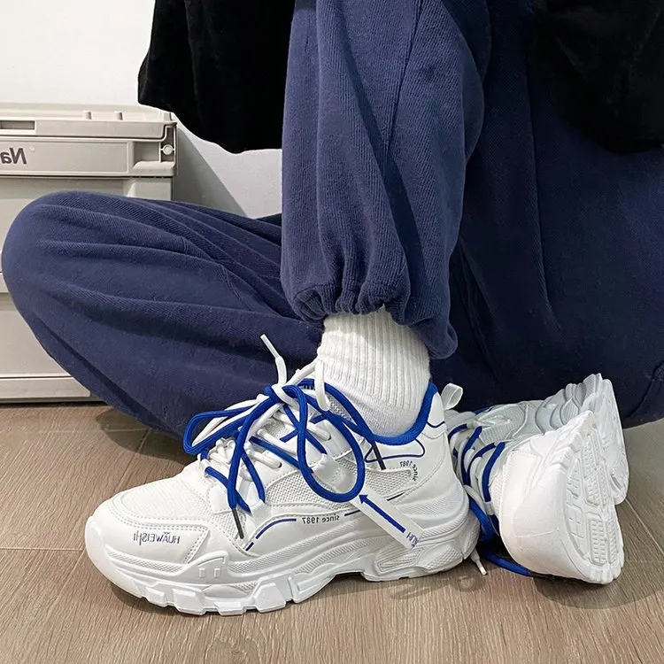Churchf Churchf Shoes Female 2024 Autumn / Winter New Color Lace Platform Platform Small White Shoes Ins Tide Casual Sports Shoes Women