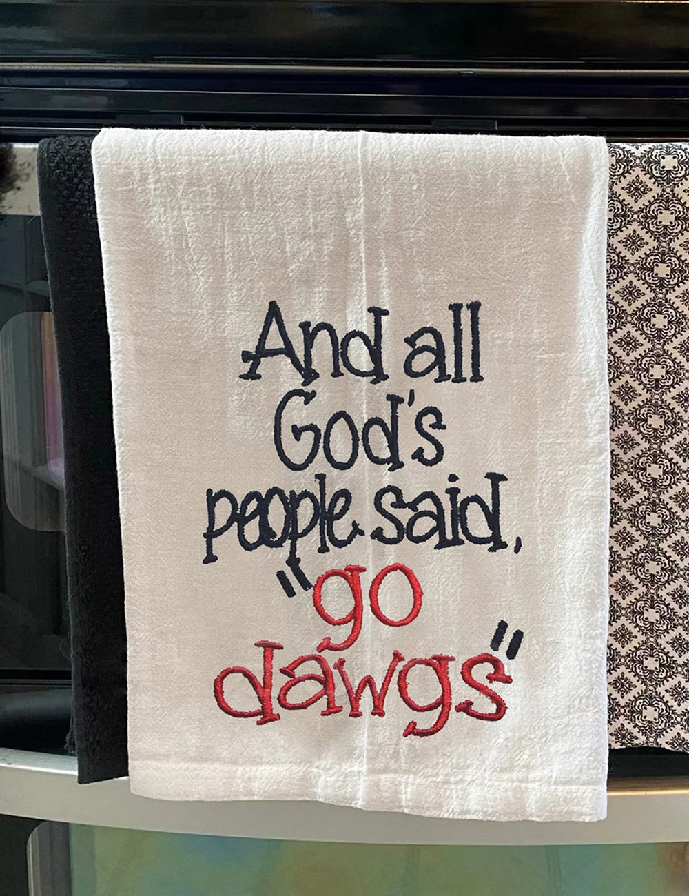 Go Dawgs Tea Towel