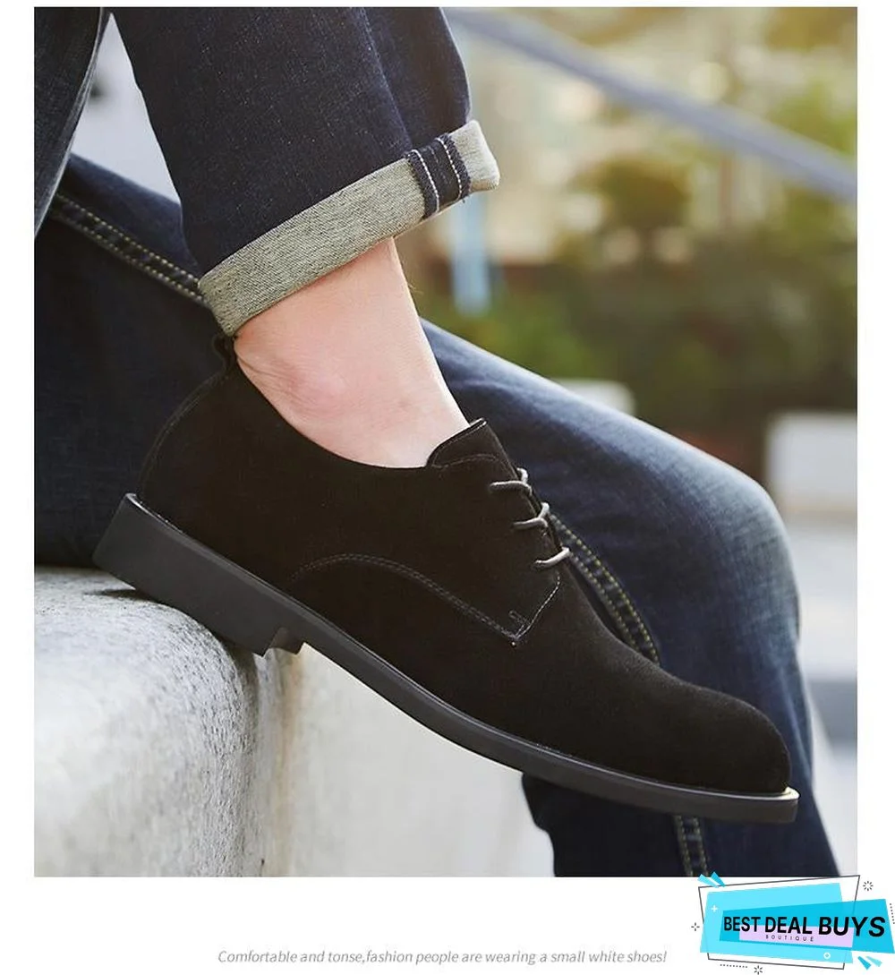 Men British Style Breathable Formal Leisure Flats Shoes