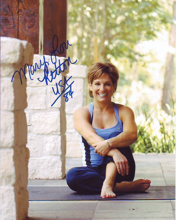 MARY LOU RETTON signed autographed Photo Poster painting USA 1984 OLYMPIC GYMNAST