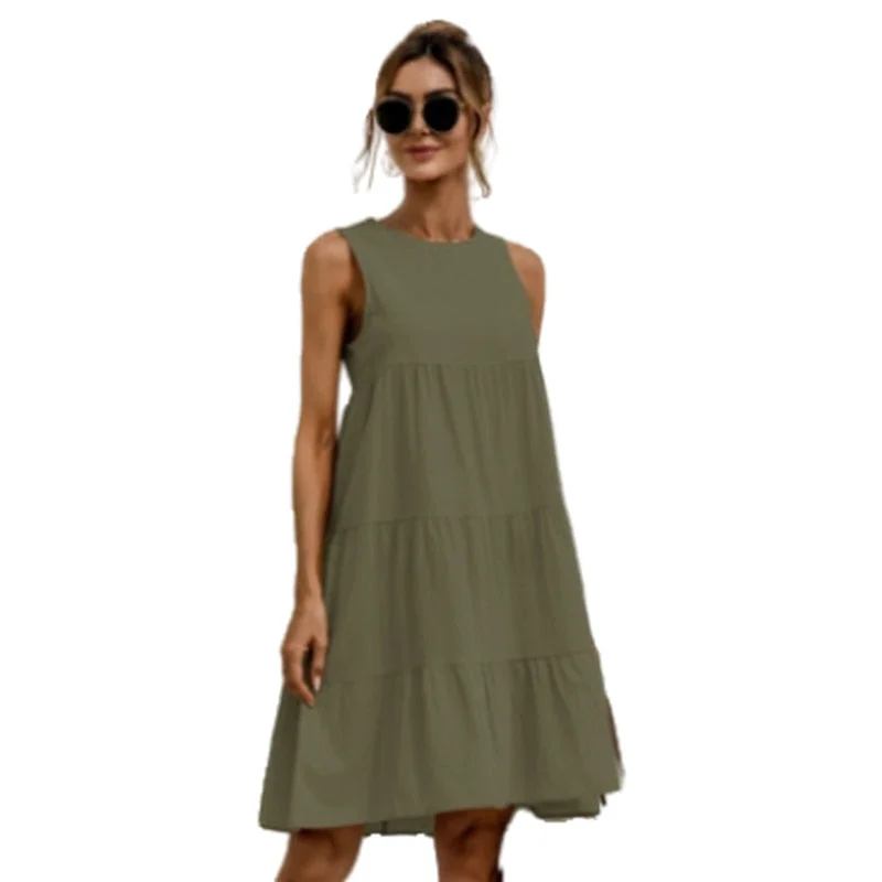 Summer Women Dress 2021 Robe Femme Boho V-neck Spring Sexy Bohemian Dress Pocket Button Beach Dress Vestidos De Mujer Casual