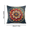 Mandala-11CT Stamped Cross Stitch Pillowcase 45*45cm
