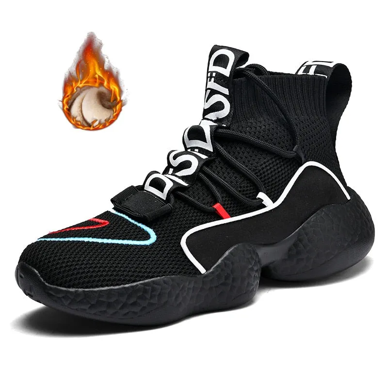 Nine o'clock Stylish Couple Casual Shoes Non-Leather Breathable Male Sneakers Outdoor Quality Anti-skid Footwear Big Size 35-50