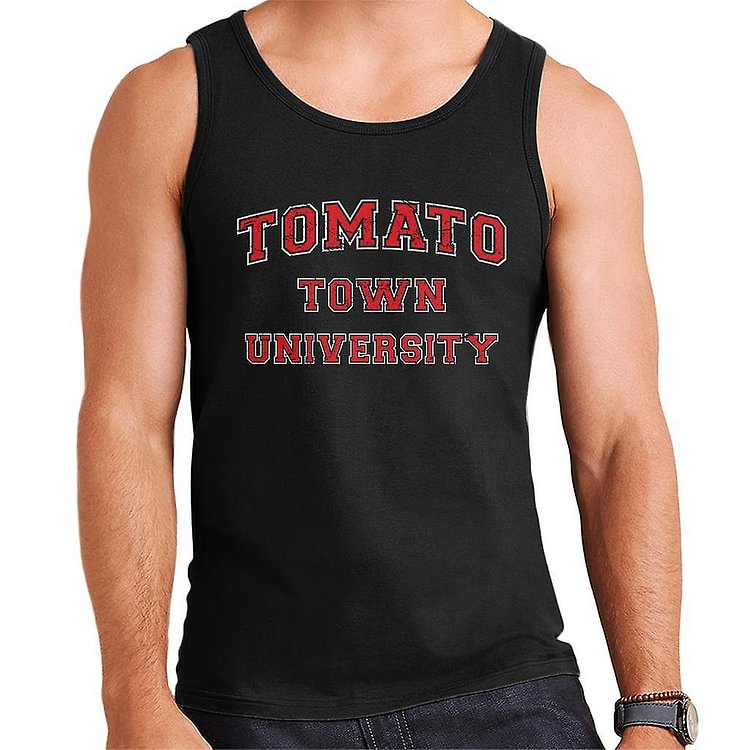 Fortnite Tomato Town University Varsity Text Men's Vest
