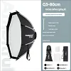 Professional Fast Setup Octagonal Softbox Photography Fill Light Modifier