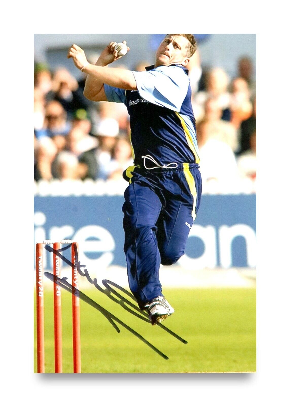 Darren Gough Signed 6x4 Photo Poster painting England Cricket Genuine Autograph Memorabilia +COA