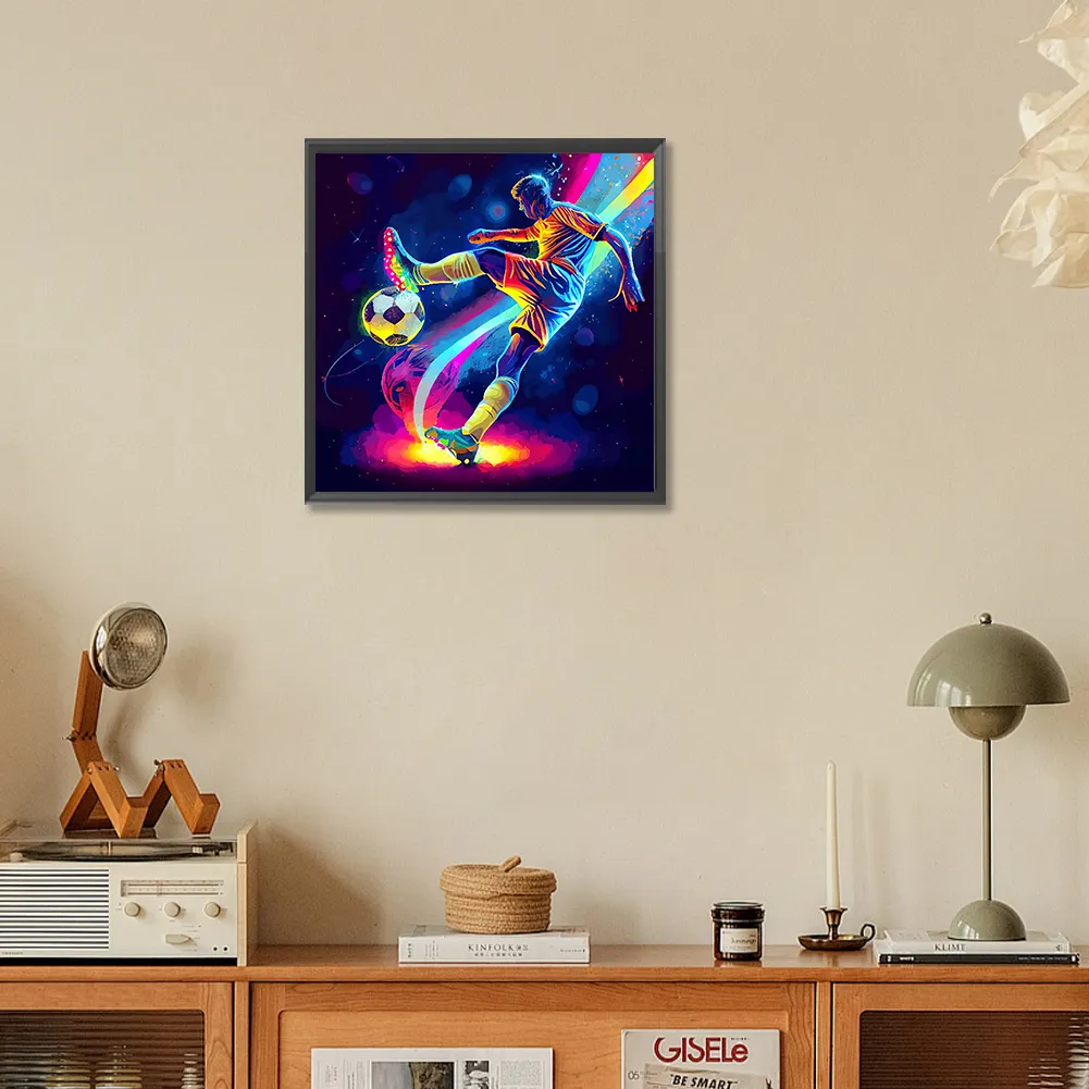 Diamond Painting - Full Round Drill - Soccer(Canvas|30*30cm)
