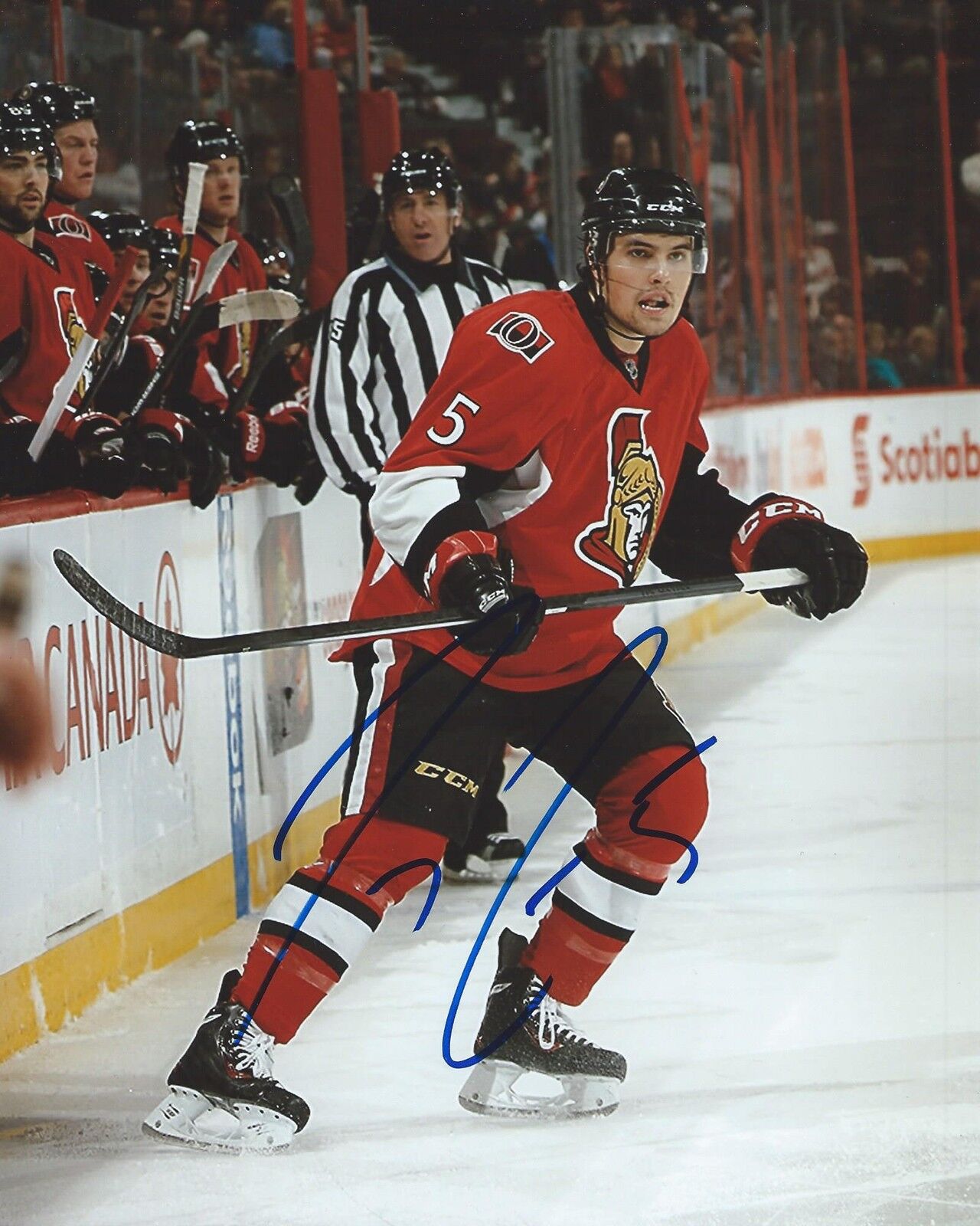 Cody Ceci Signed 8x10 Photo Poster painting Ottawa Senators Autographed COA