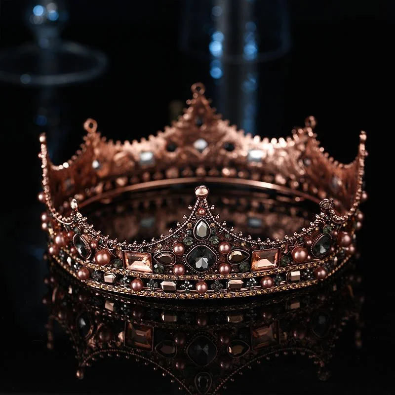 Shiny rhinestone tiara crown-zachics