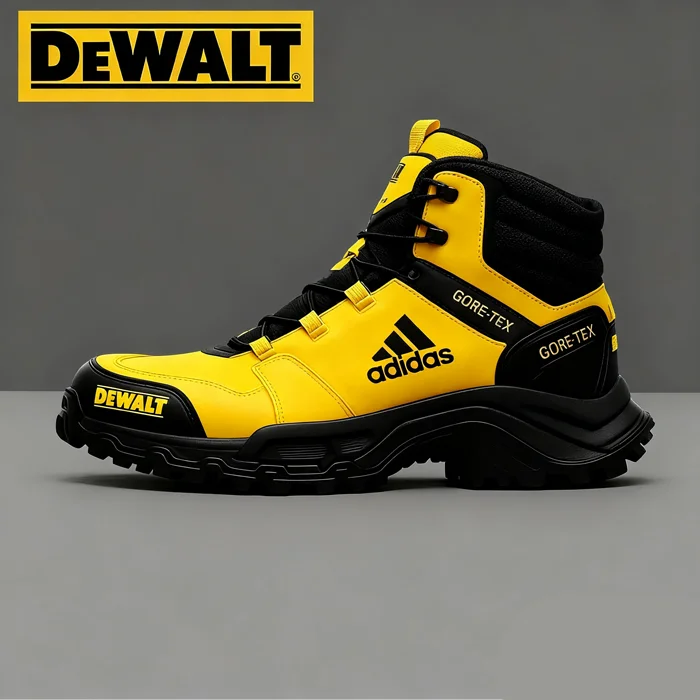 Wodoodporne buty marki Adidas&reg; i DEWALT są idealnym wyborem do pracy i aktywności na świeżym powietrzu.