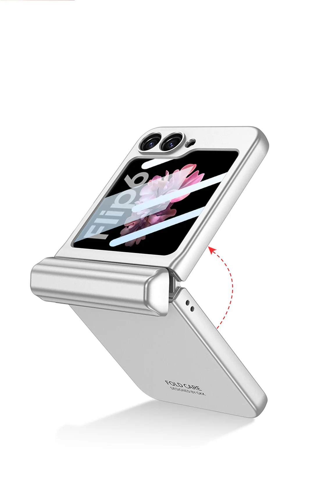 Samsung ZFlip5 /ZFlip6 Magnetic Hinge Hidden Pencil Case Phone Case