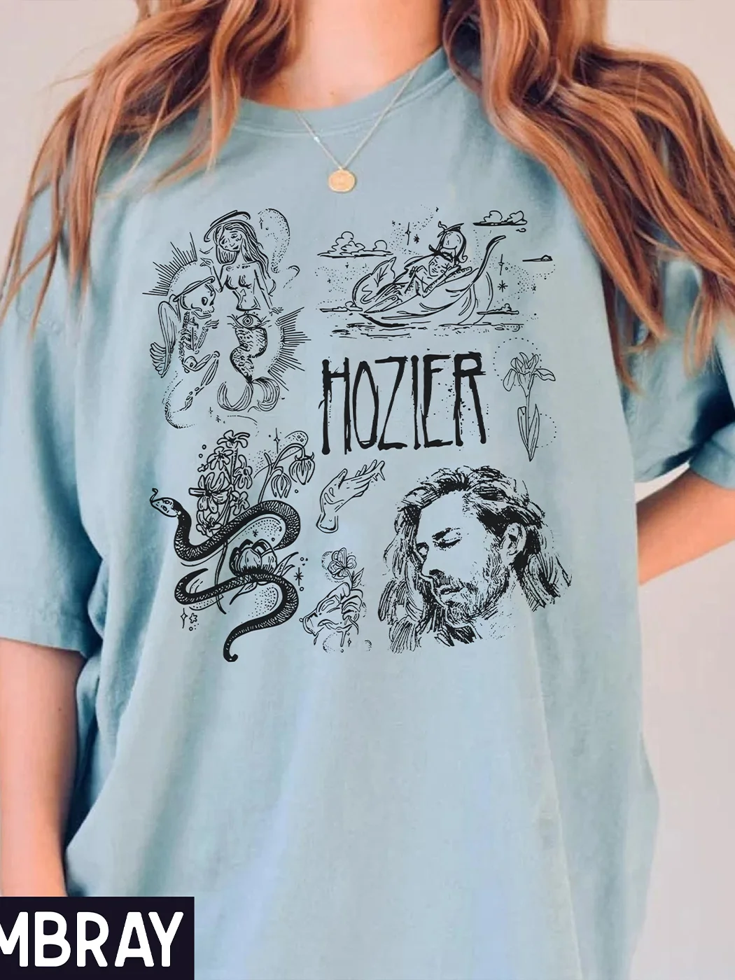 Hozier Doodle Art Comfort Colors Shirt / DarkAcademias /Darkacademias
