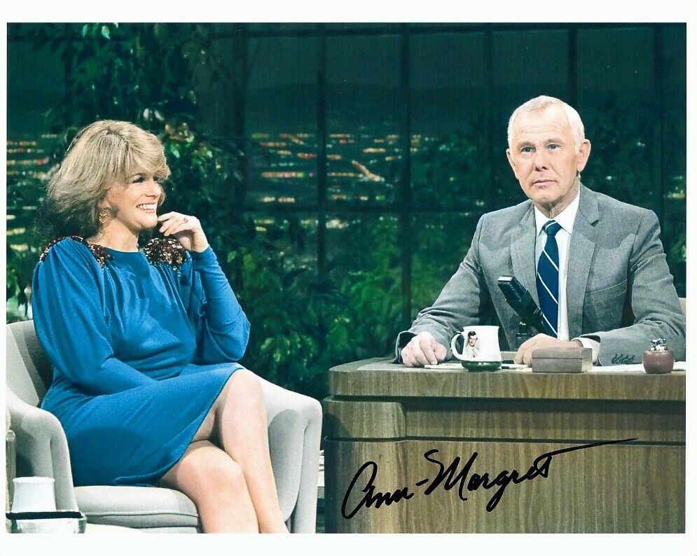 ANN-MARGRET hand-signed JOHNNY CARSON TONIGHT SHOW 8x10 CLOSEUP authentic w/ COA