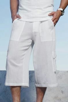 2023 Men's Casual linen shorts