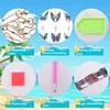 6Pcs DIY Diamond Painting Butterfly Keychain