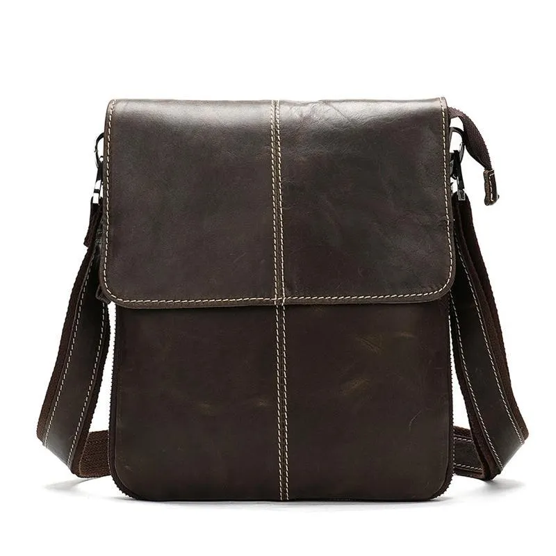 Durable Leather Stitching Crossbody Bags