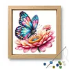 Animal Glass Bead Partial 11CT DIY Stamped Cross Stitch Kits for Beginners Adults Home Decor Cross Stitch Art and Crafts Kits 14.04x14.04in
