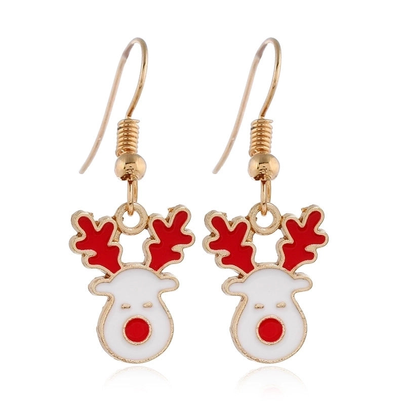 Fashion Christmas Tree Santa Claus Alloy Plating Women’s Drop Earrings 1 Pair