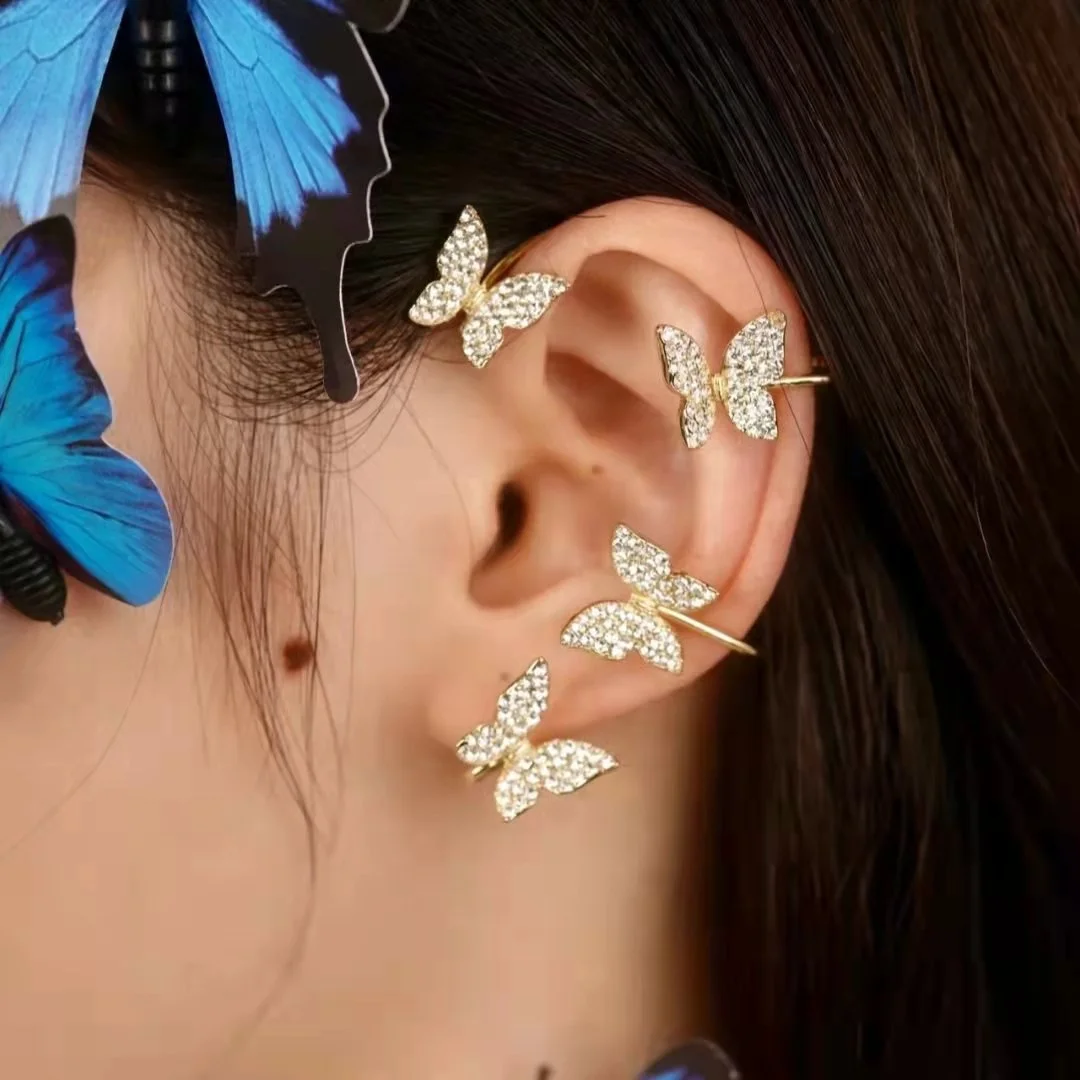 Butterfly Fairy Bling Ear Cuff