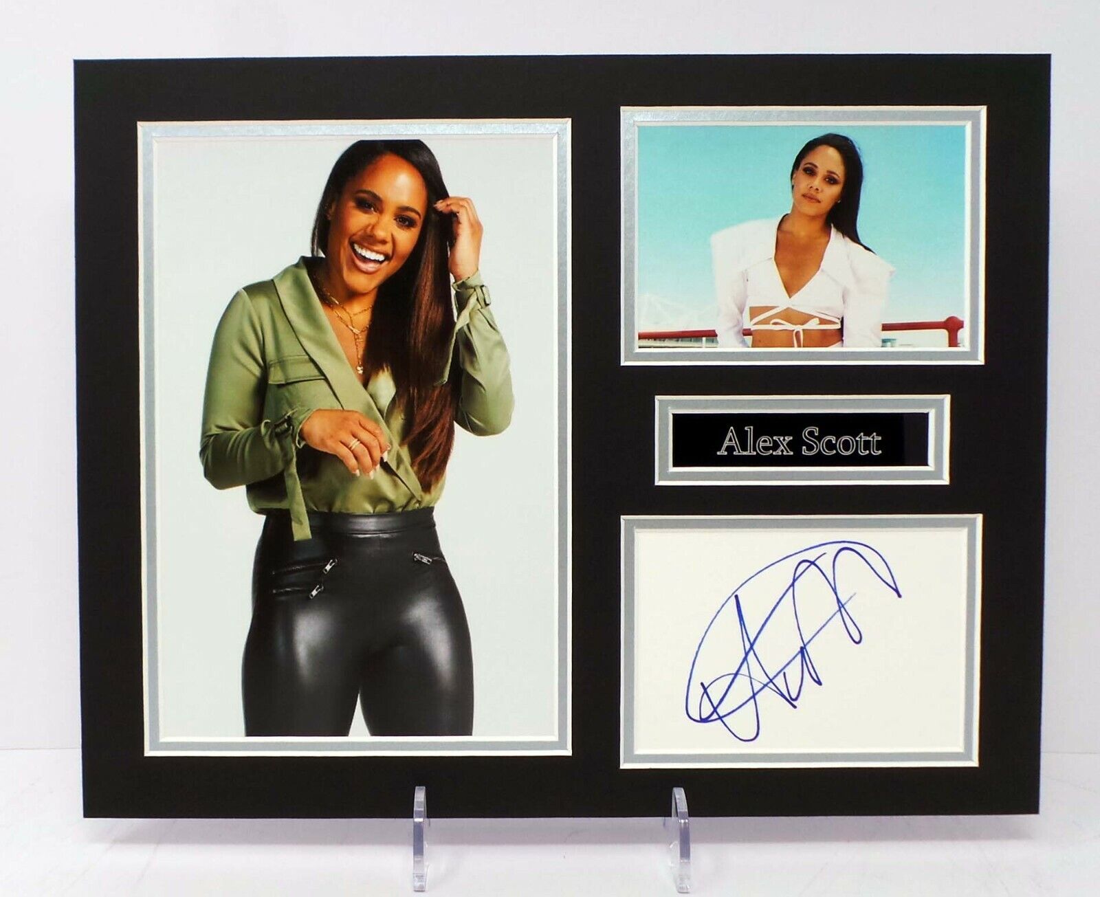 Alex SCOTT Football Presenter Signed & Mounted Sexy Photo Poster painting Display A AFTAL RD COA