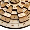 Safecracker 40/50 Wood Puzzle - Difficult Math Brain Teaser for Adults