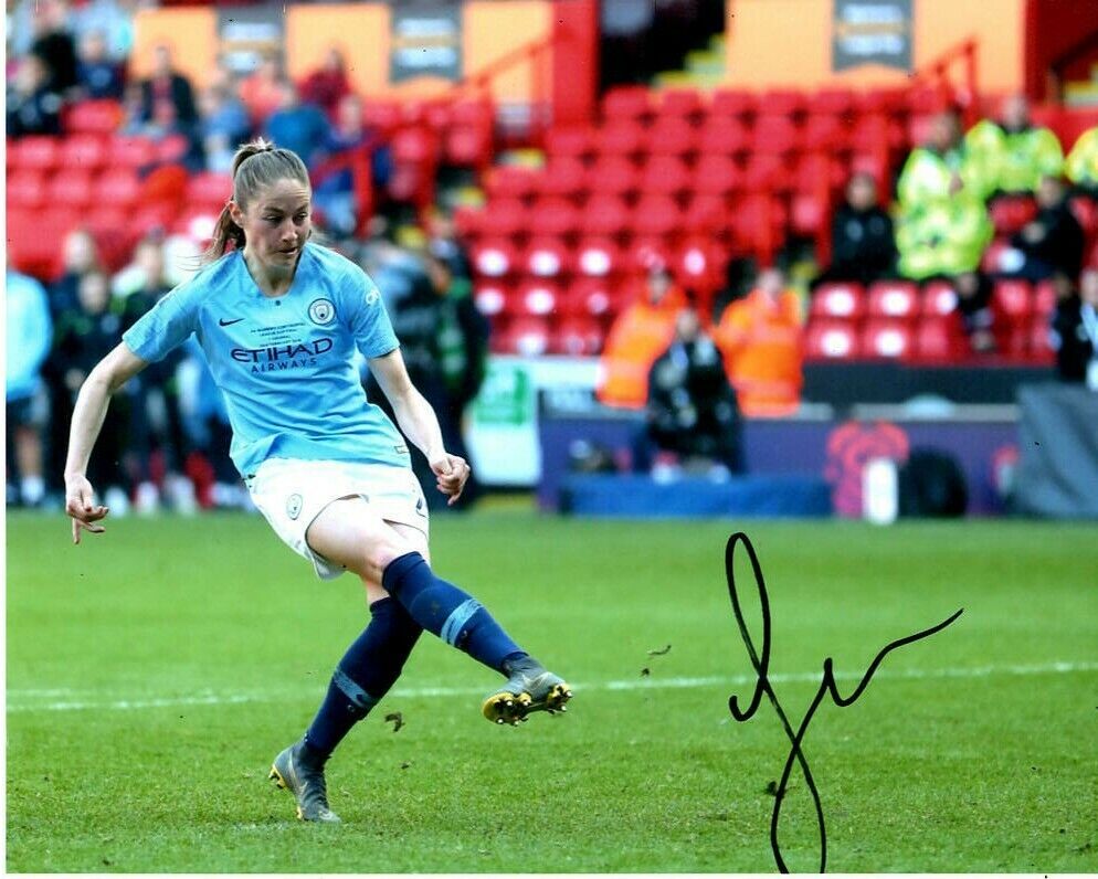 Manchester City Janine Beckie Autographed Signed 8x10 Photo Poster painting COA #2