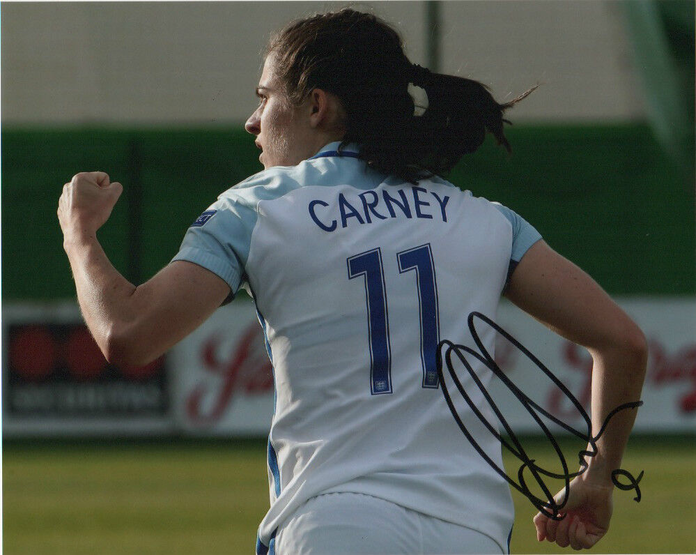 England World Cup Karen Carney Autographed Signed 8x10 Photo Poster painting COA A