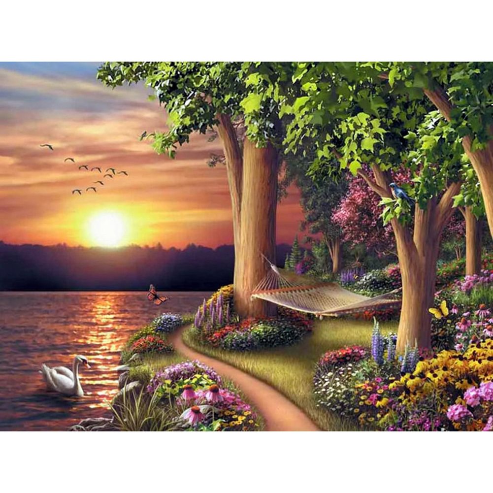 Diamond Painting - Full Round - Landscape(40*30cm)