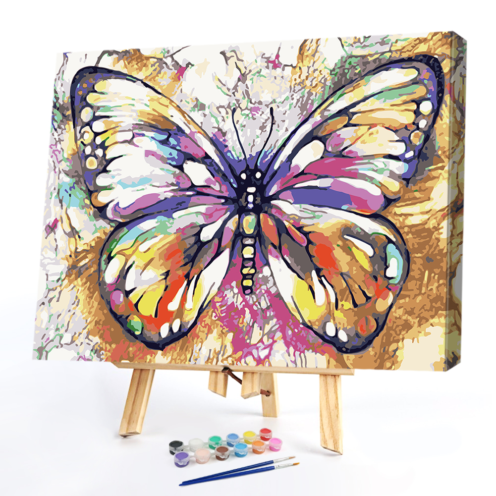 

40*50CM Paint By Numbers-Butterfly, 501 Original