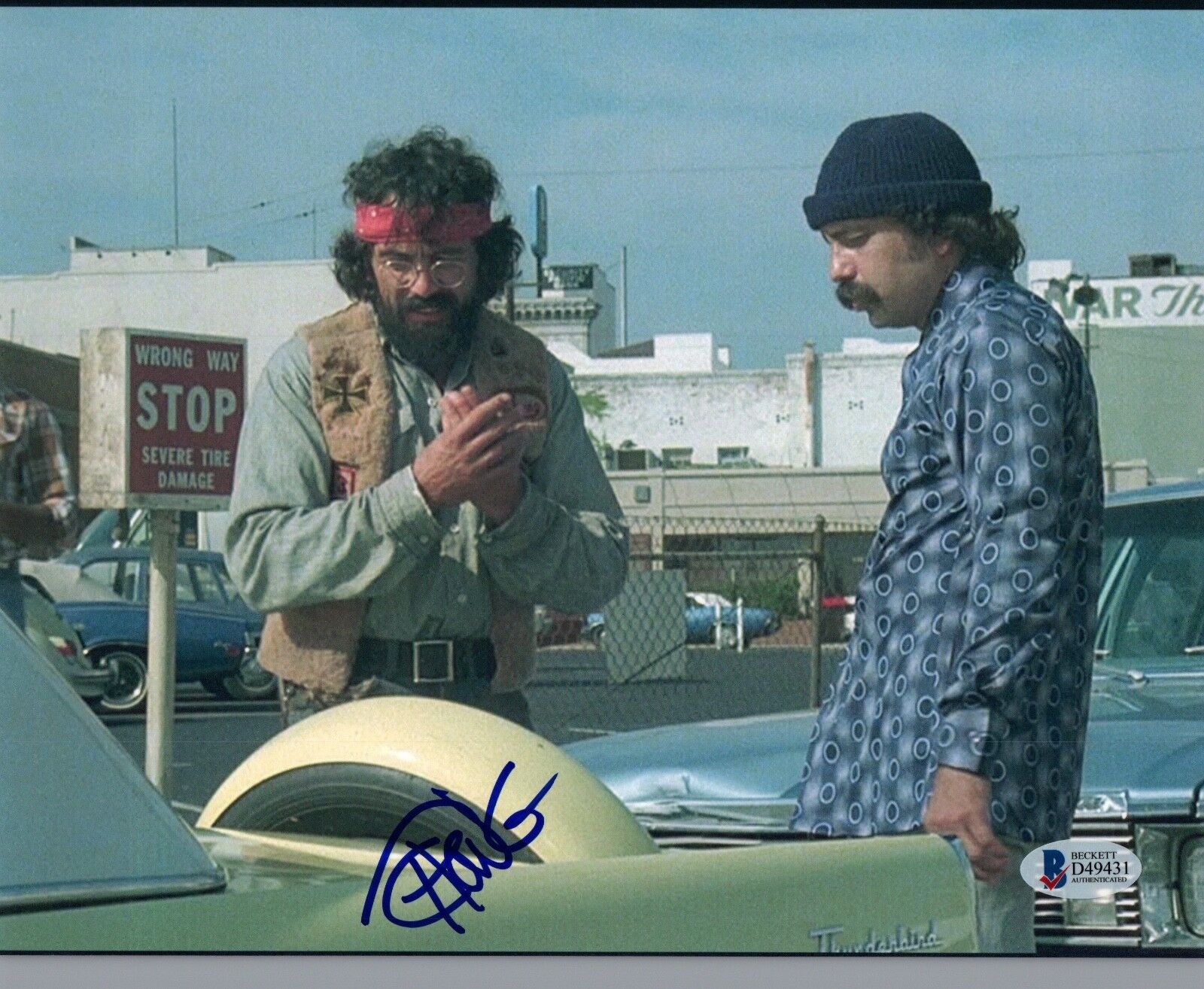 Tommy Chong Signed Autographed 8x10 Photo Poster painting CHEECH & CHONG Beckett BAS COA