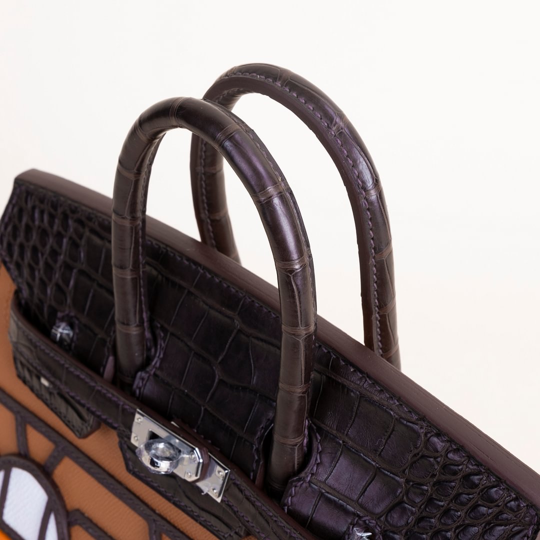 Birkin 20 Faubourg  Alligator/Epsom/Sombaero/Madame CK37 Gold PHW