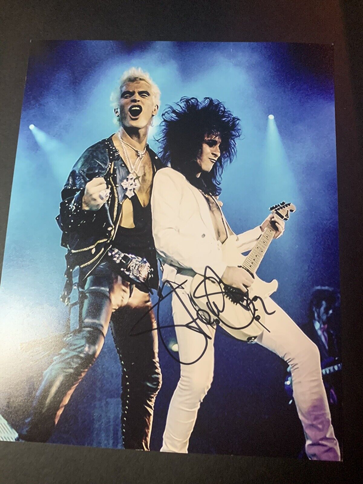 Steve Stevens Signed 8x10 Photo Poster painting Auto Billy Idol Guitarist