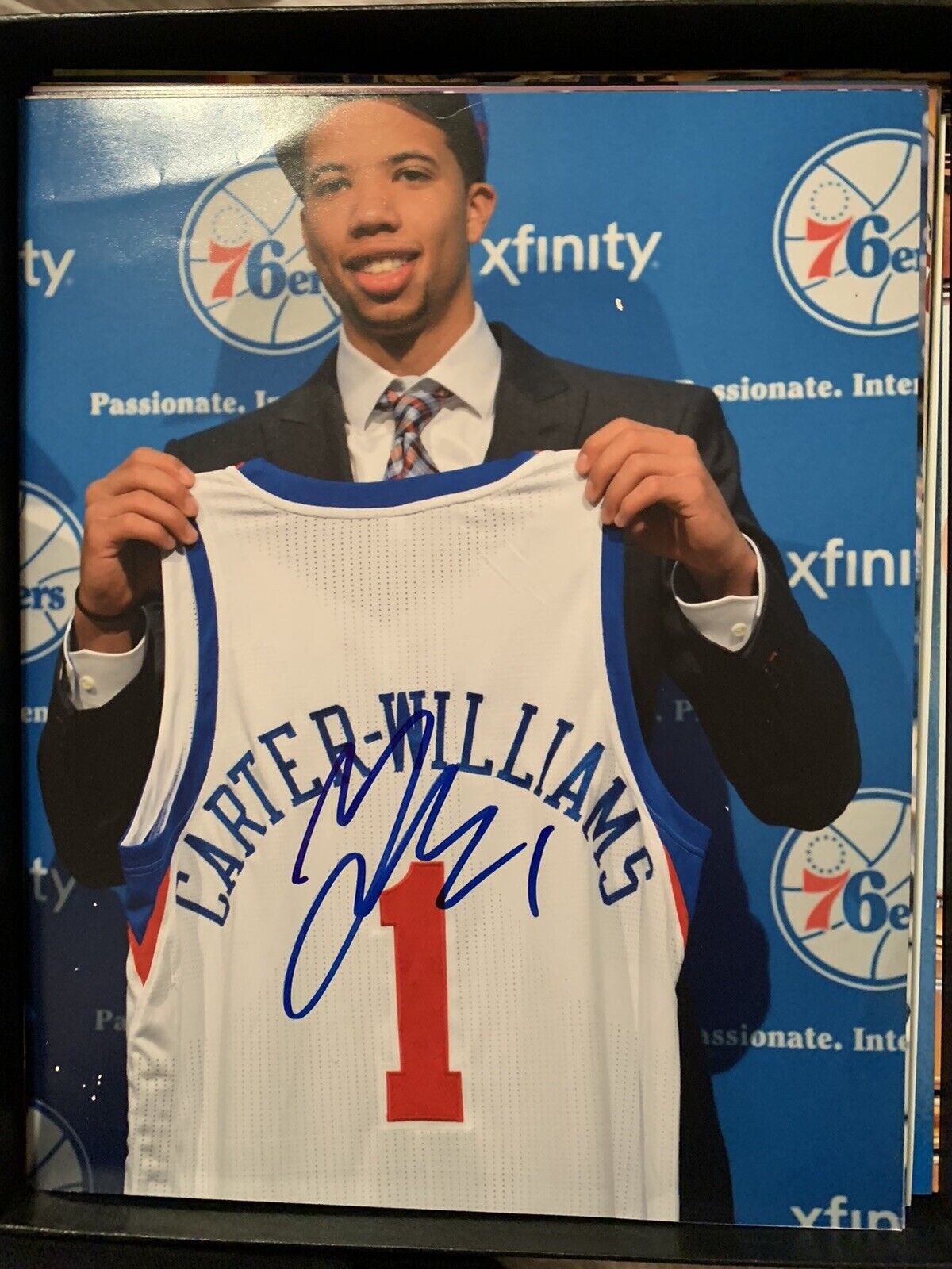 michael carter-williams Signed Auto 8x10 Photo Poster painting Pic