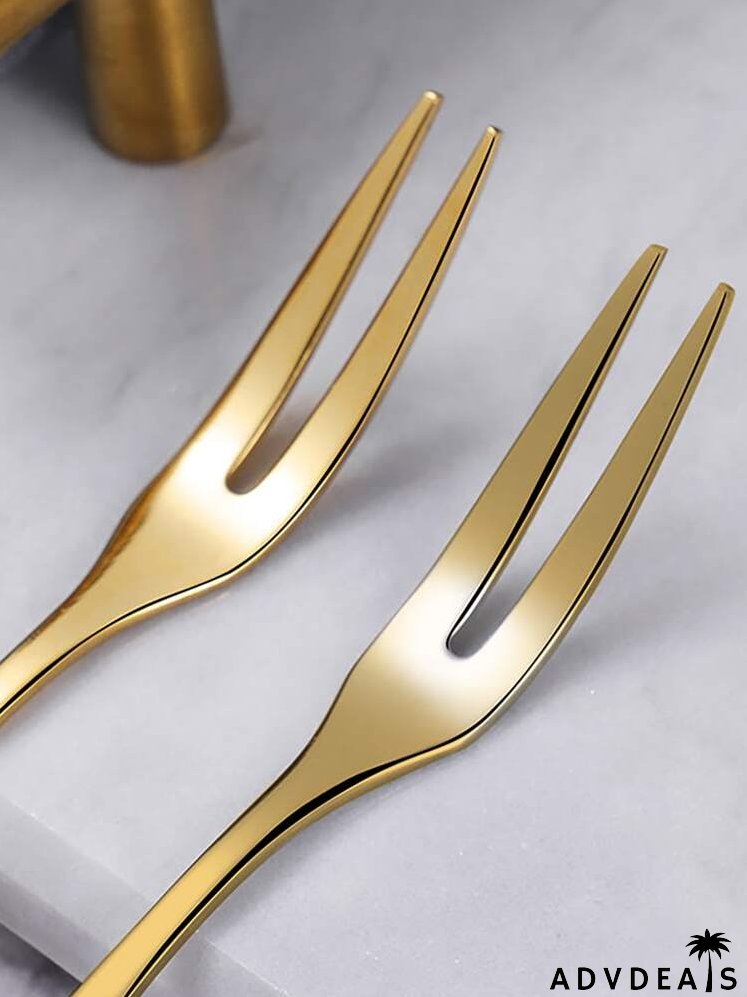 5pcs Stainless Steel Fruit Fork