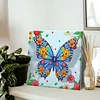 (25x25cm)DIY Pre-Framed 3D Flapping Butterfly Diamond Painting Art Craft Kit Living Room Decor