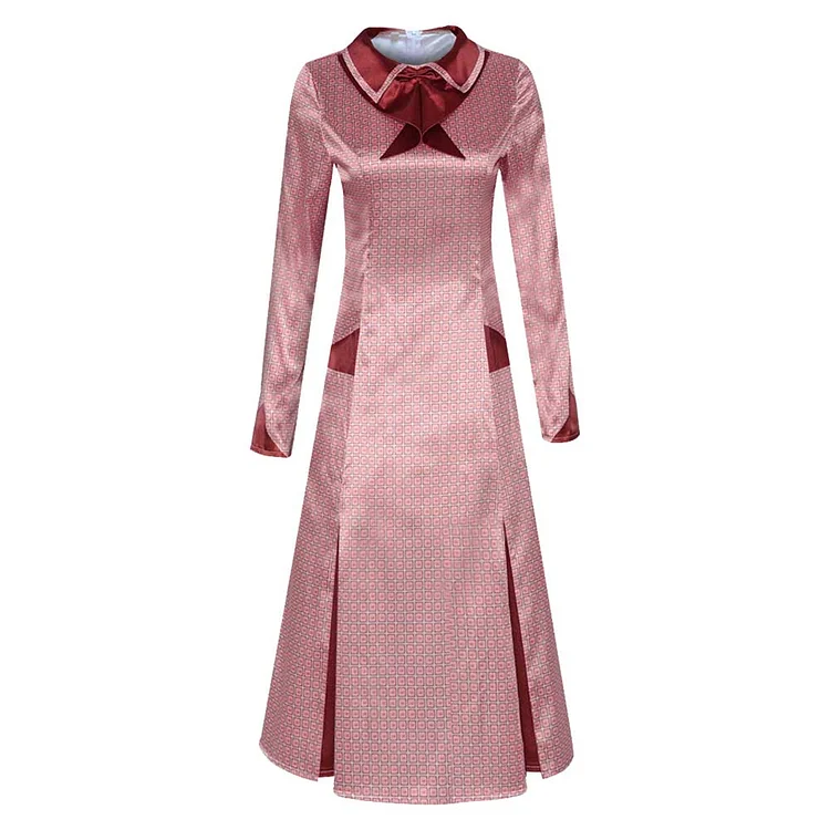 Harry Potter Dolores Umbridge Pink Dress Outfits Cosplay Costume Halloween Carnival Suit