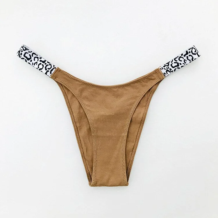 European And American New Panties Sexy Solid Color Panties Fashion Comfort Zebra G-String Low Waist Seamless Underpants Lingerie