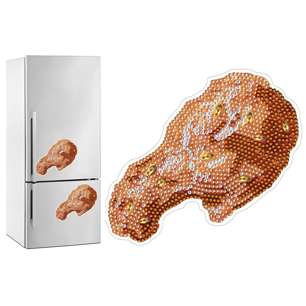Refrigerator magnets with Diamond painting