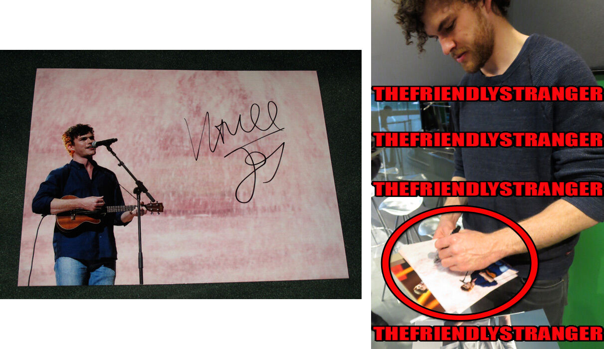 VANCE JOY signed 8X10 Photo Poster painting (F) - EXACT PROOF - MESS IS MINE Riptide COA