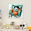 Kitten On Sofa-11CT Stamped Cross Stitch 40*40cm/15.75*15.75in tapestrymarket