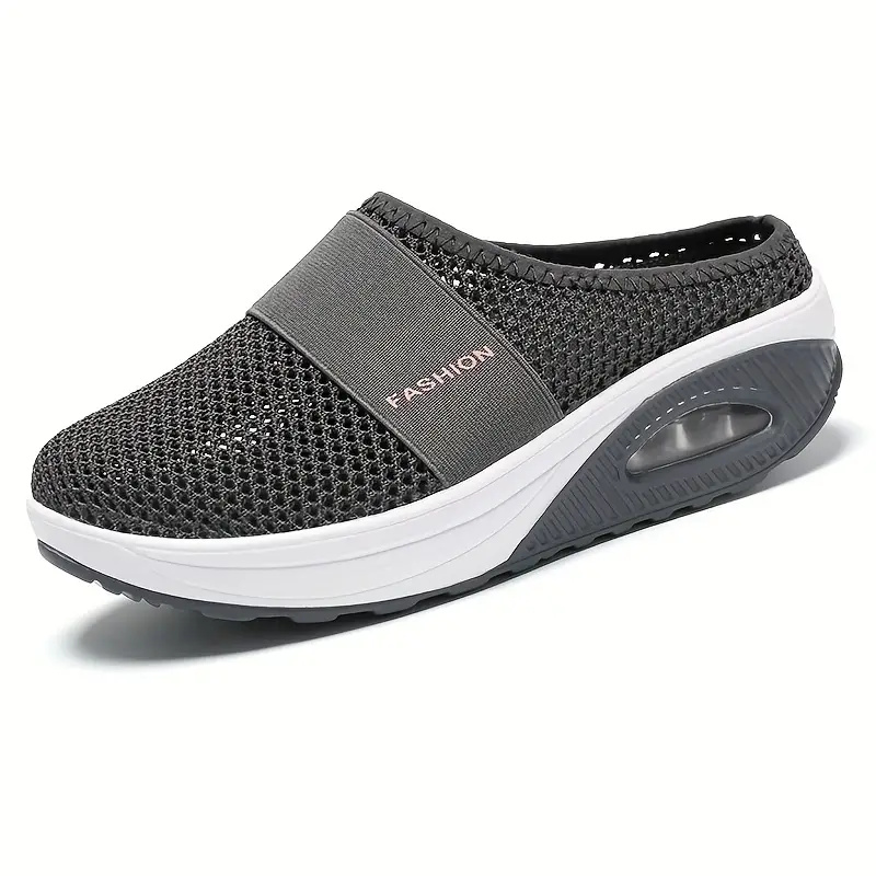 Krillerbot New Women Sneakers Air Cushion Slip-On Orthopedic Platform Sneakers Mesh Lightweight Wedges Sneakers Designer Shoes for Women