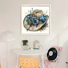 Flower Cowboy Hat-18CT Stamped Cross Stitch 25*25cm/9.84*9.84in tapestrymarket