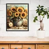 Sunflower Alarm Clock-11CT Stamped Cross Stitch 40*52cm/15.75*20.47in