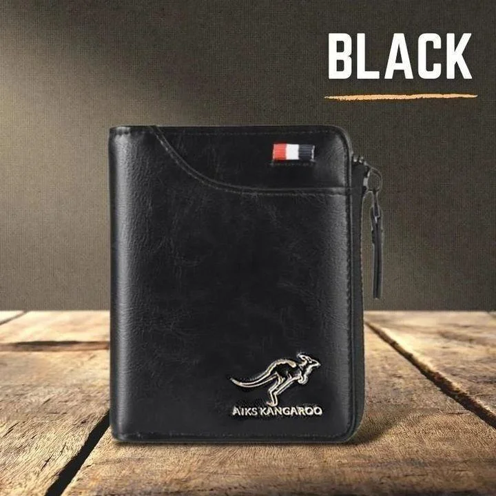 Fossy Multi-Function Waterproof Leather RFID Blocking Wallet 