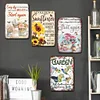 6PCS Gardening - Vintage Metal Signs Set - 20*30cm/30*40cm - Garden