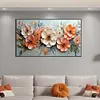 Fleurs et paysages-perceuse ronde peinture diamant-70*40cm (grande taille)
