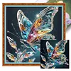 Butterfly-11CT Stamped Cross Stitch 40*40cm/15.75*15.75in tapestrymarket