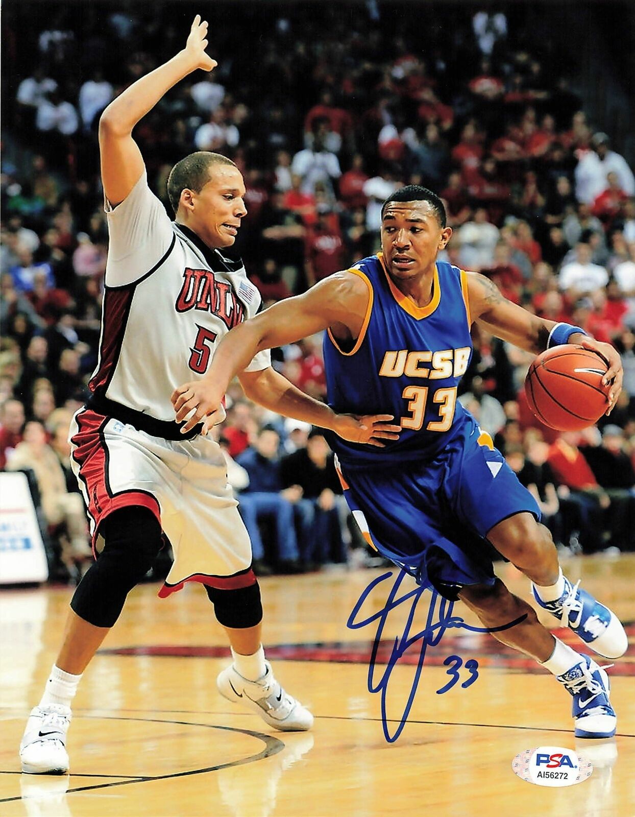 Orlando Johnson signed 8x10 Photo Poster painting PSA/DNa UC Santa Barbra Autographed