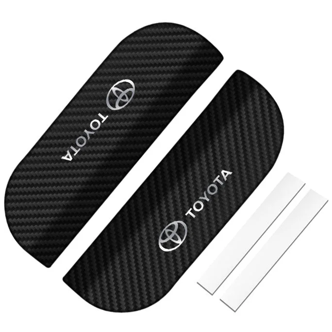 Car Reversing Mirror Rain Shield Reflective Rain Shield With Car Logo