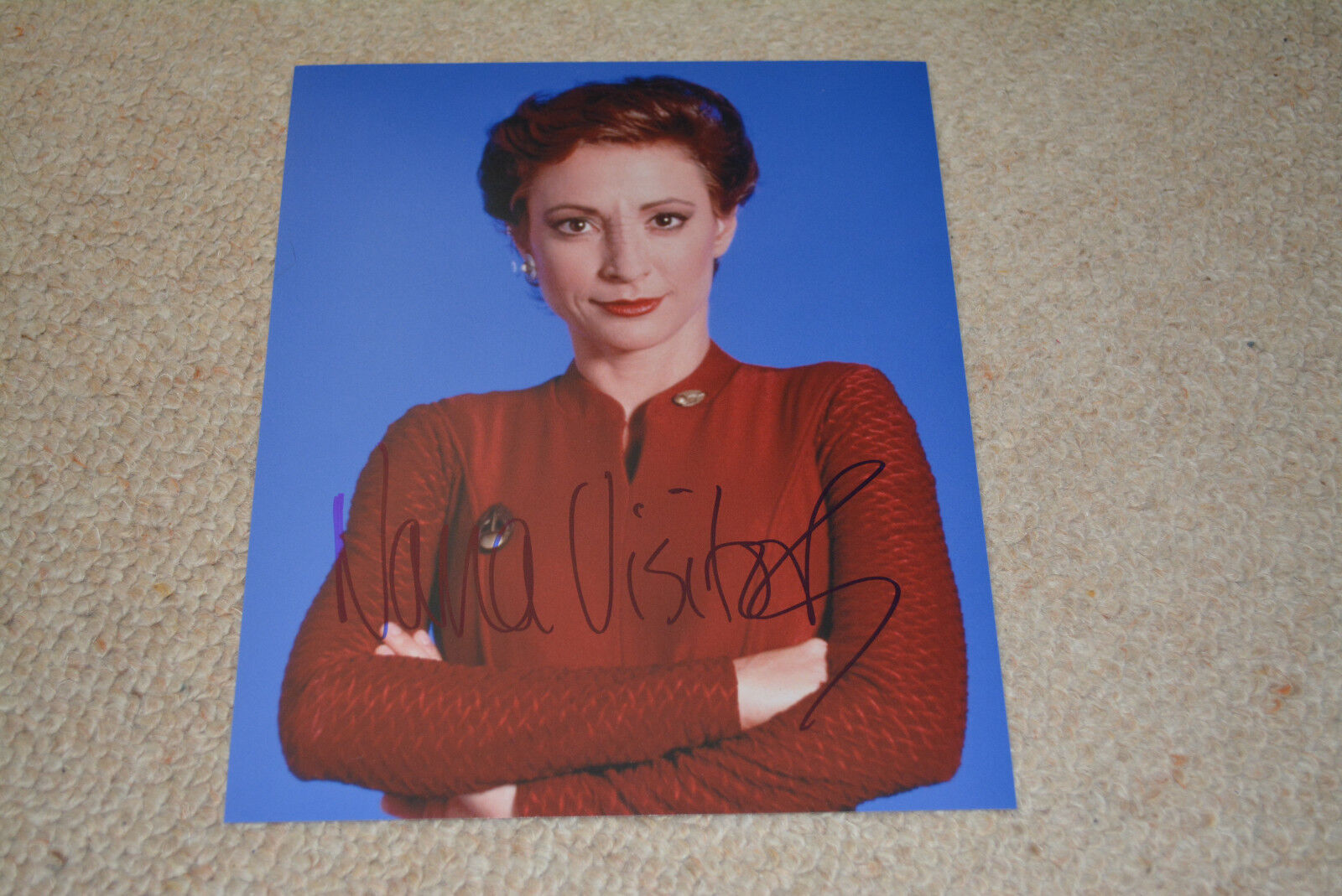 NANA VISITOR signed autograph 8x10 20x25 cm In Person STAR TREK